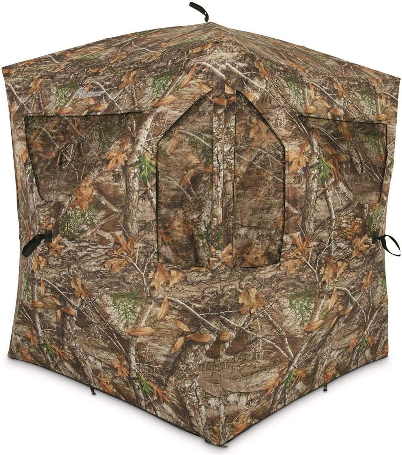 Ameristep Brickhouse Hunting Blind | 3-Person Ground Blind in Mossy Oak Break-Up Country