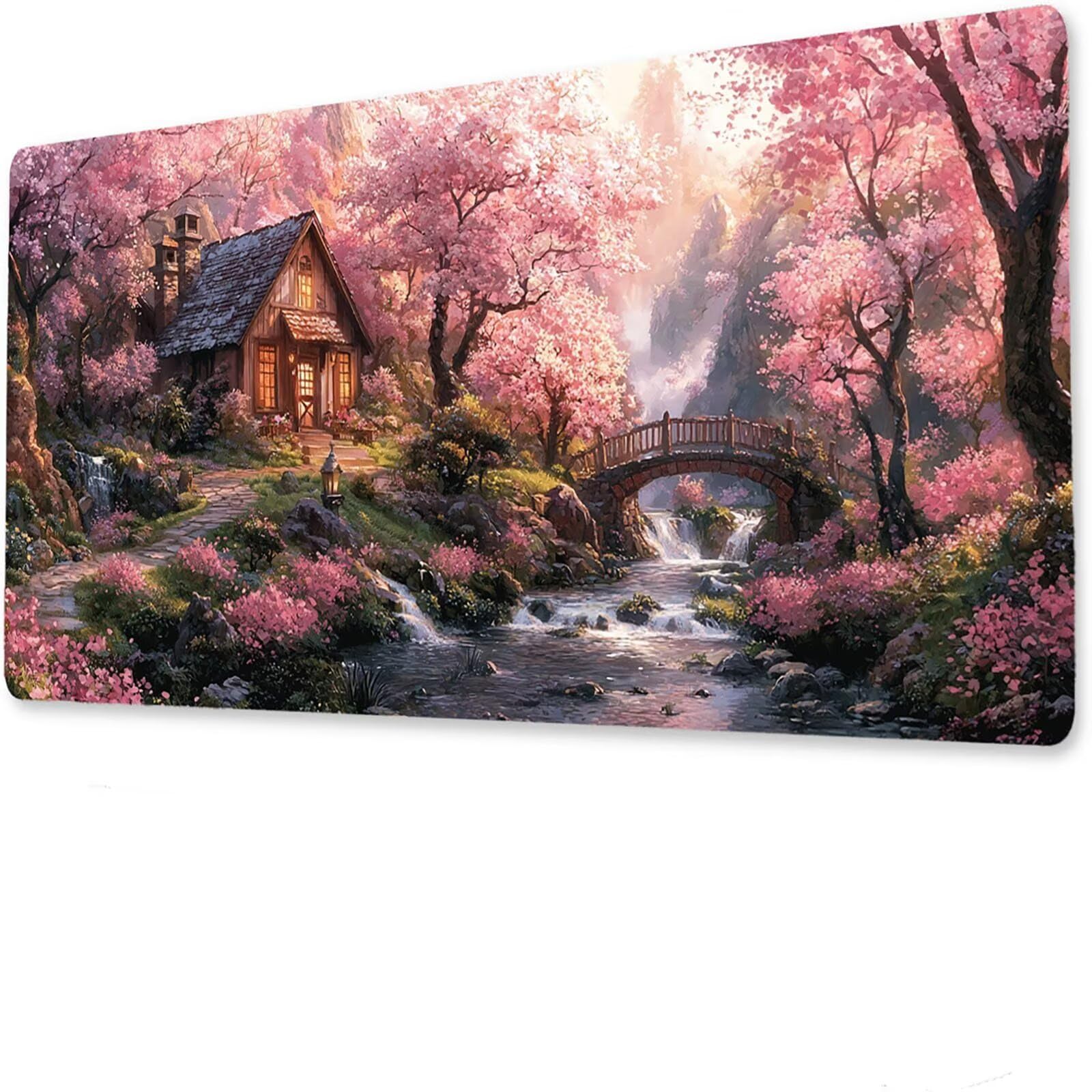 Podkładka pod mysz do domu matowa, podkładka pod mysz do gier XXL 1200 x 600 x 5 mm, podkładka na biurko dla graczy, bardzo duża bezszwowa mata na stół dla graczy, antypoślizgowa podstawa, wodoodporna