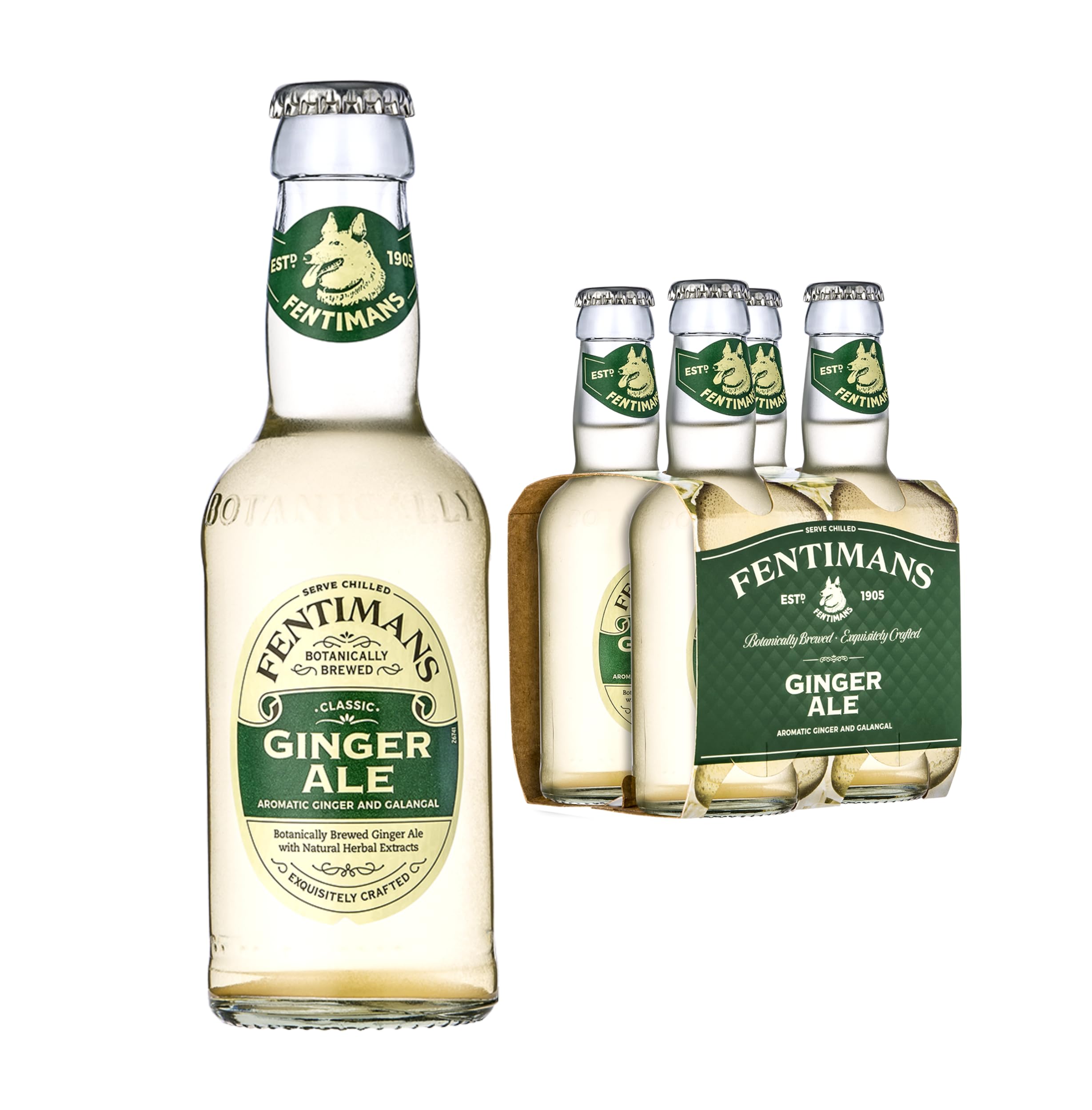 Fentimans Ginger Ale 4 x 200ml