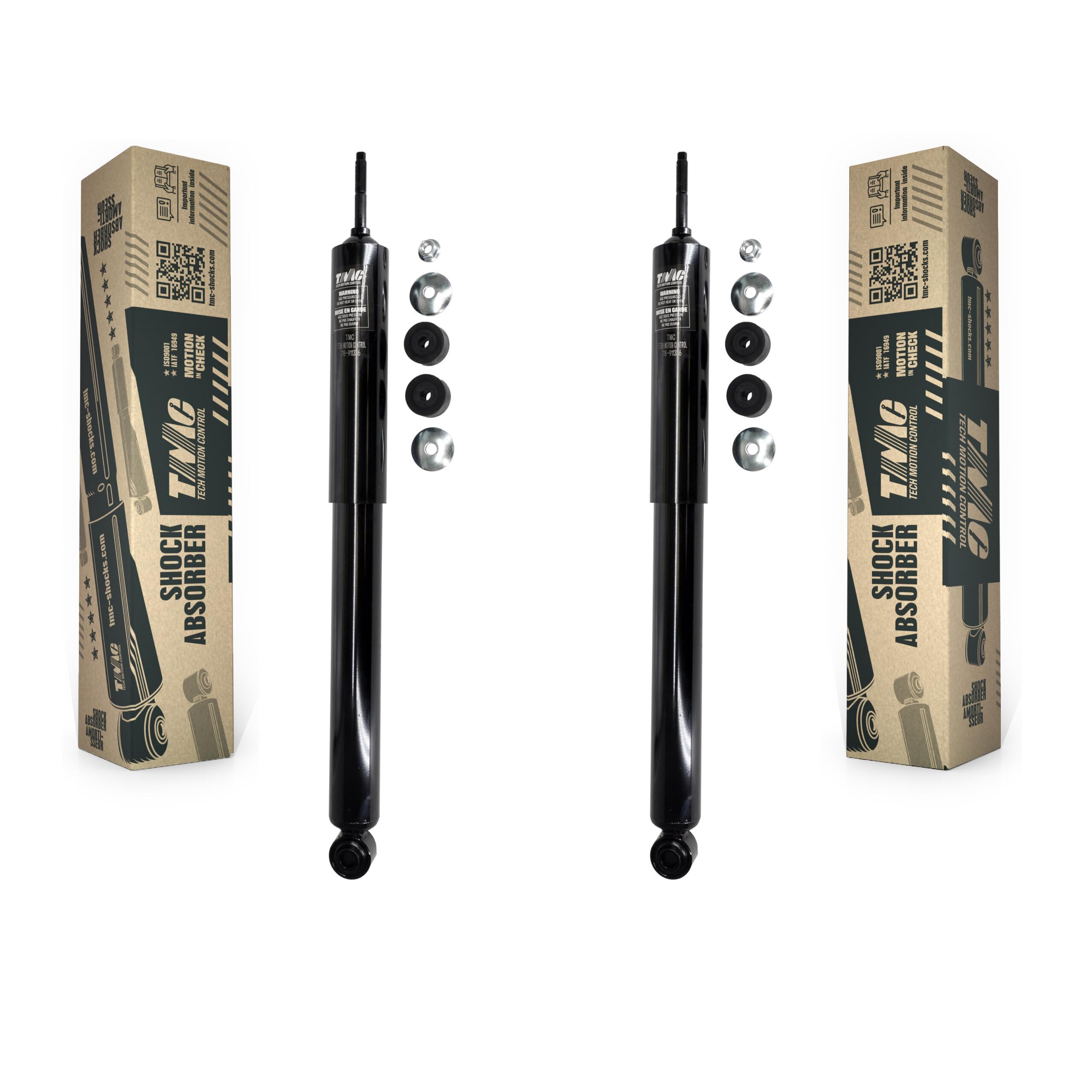 TMC Rear Suspension Shock Absorbers Pair Replacement For Honda Civic - Left Right Side (Driver Passenger) K78-100412 — view 54