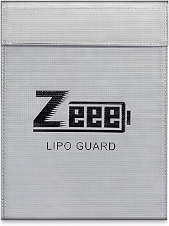 Zeee Lipo Safe Bag Fireproof Explosion-Proof Lipo Battery Bag for Safe Charging and Storage