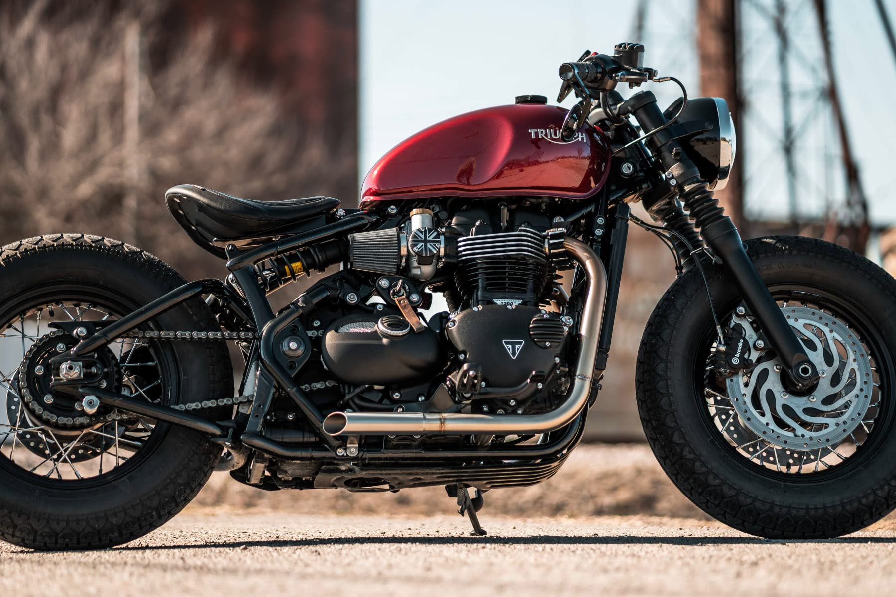 トライアンフボバー MOTONE CUSTOMS アンダーカーバー Bonneville