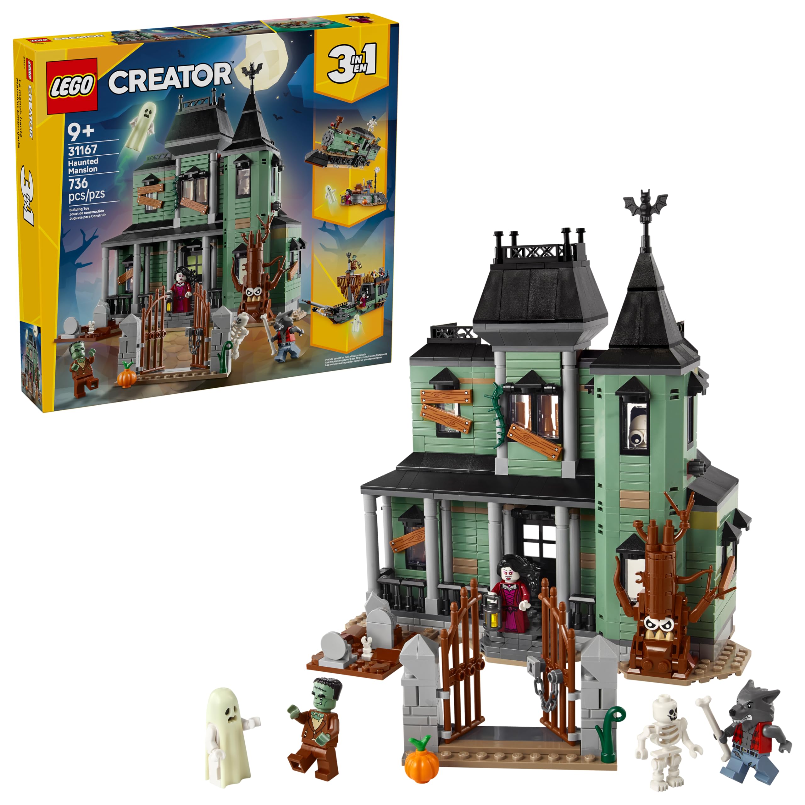 LEGO Creator Mansão Assombrada 31167 (736 Peças) | Amazon.com.br