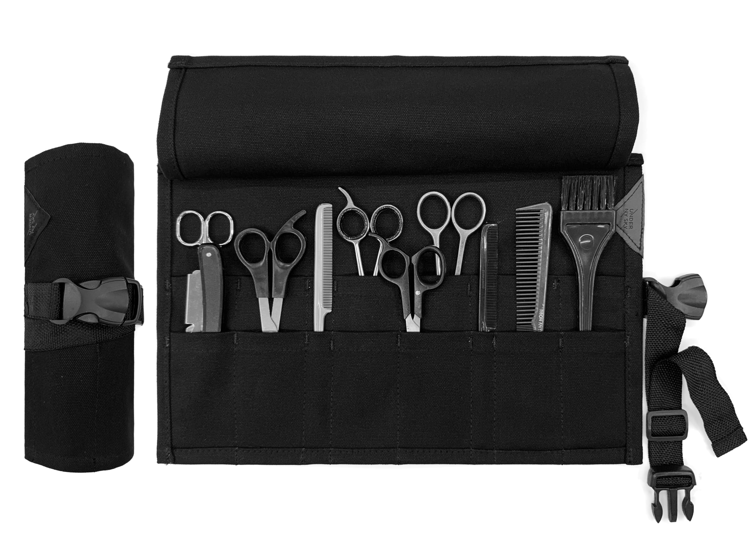 Under NY Sky Salon Scissors Roll Up Holder, for Hair Salon Tools - Gray — Amazon image 8