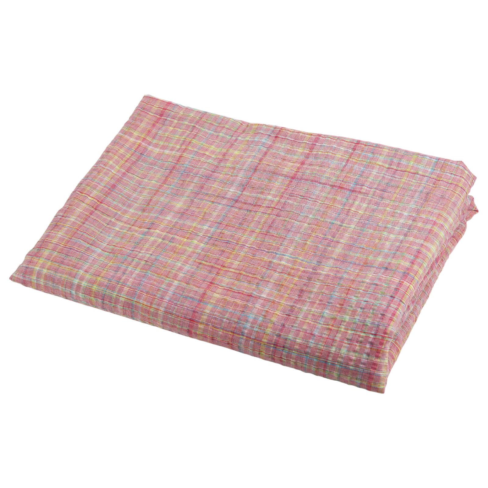 Tissu à carreaux en coton - Rose - 200 x 140 cm - Pour vêtements, décoration d'intérieur et loisirs créatifs