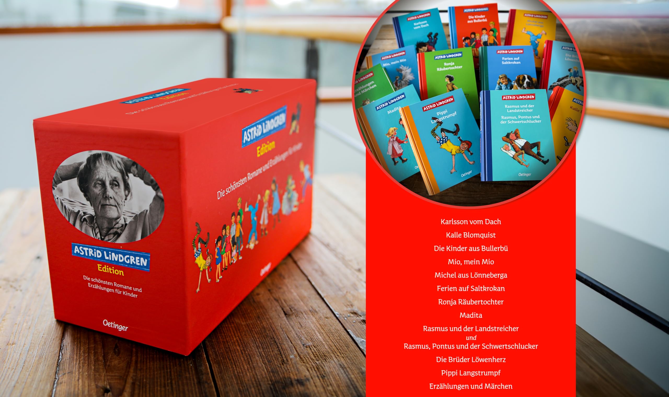 Astrid-Lindgren-Edition. Die schönsten Romane und Erzählungen für Kinder: Sammlung im Schmuckschuber, ideal für junge Leser ab 8 Jahren