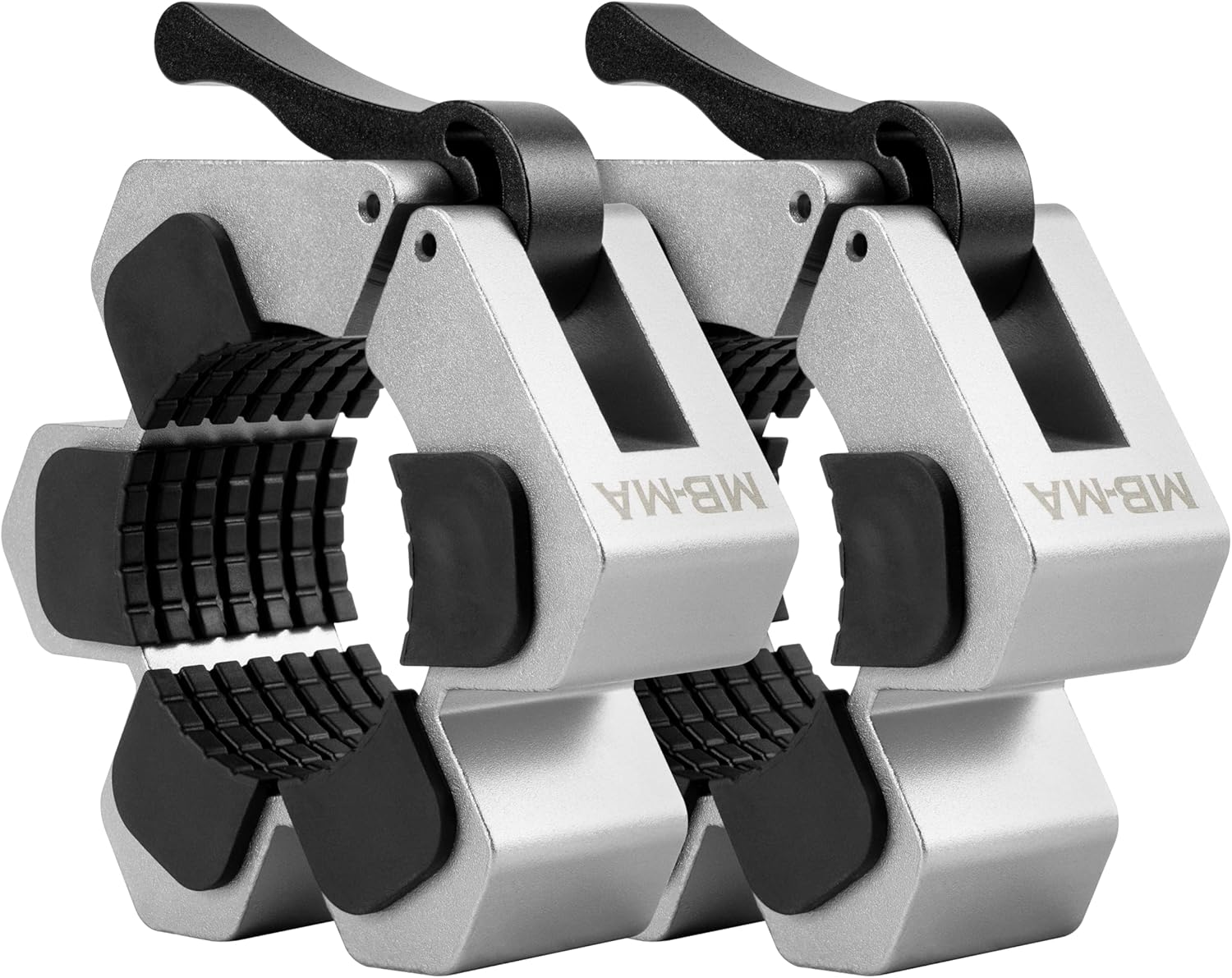 Valor Fitness Magnetic Barbell Collars – Heavy-Duty Aluminum Weightlifting Clamps with Lever Lock for Olympic Bars – Non-Slip Barbell Clips for Powerlifting, HIIT, and Strength Training