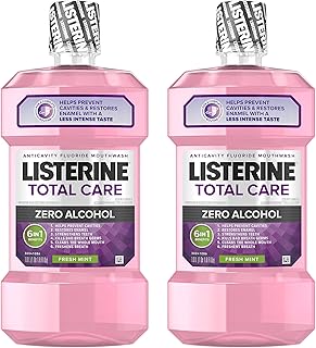 Sponsored Ad - Listerine Total Care Alcohol-Free Anticavity Fluoride Mouthwash, 6 Benefit Oral Rinse to Help Kill 99% of G...
