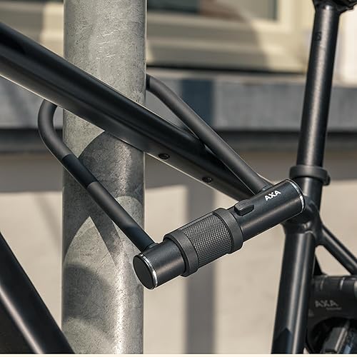 Miniatura 3 de AXA Combo 8 - Cerradura en U para bicicleta, seguridad antirrobo con código combinado reiniciable de 4 dígitos, acero endurecido de 0.472 in, ideal