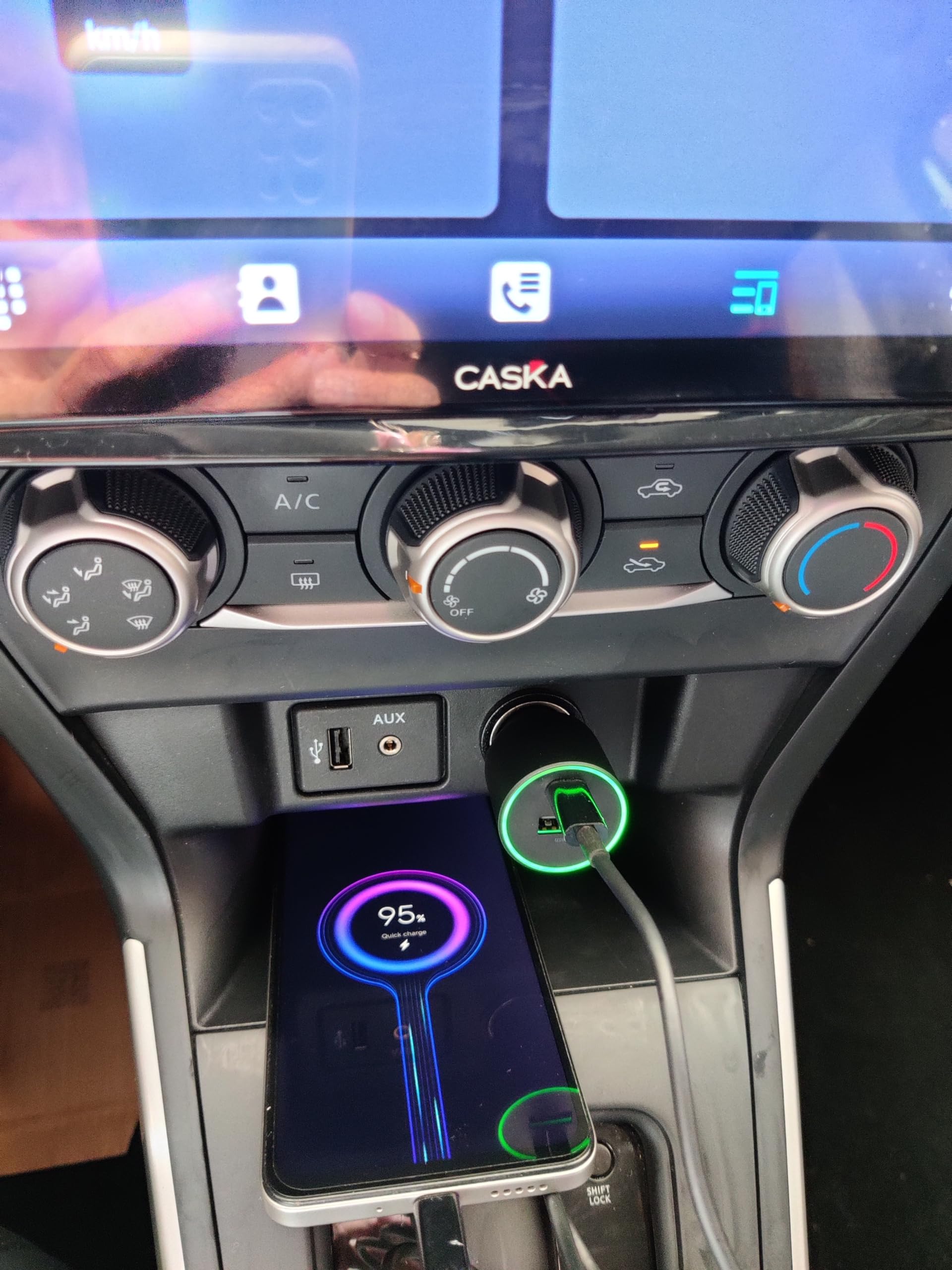 Warp Cargador de coche 65W 10V/6.5A (USB A+ PD) Puerto para OnePlus 8T/9/9R/9Pro/8 Pro/8/7 Pro/7T/7T Pro/6T/5T/Nord N10 5G, con cable de carga USB A-to-C (1M/3.2 pies)