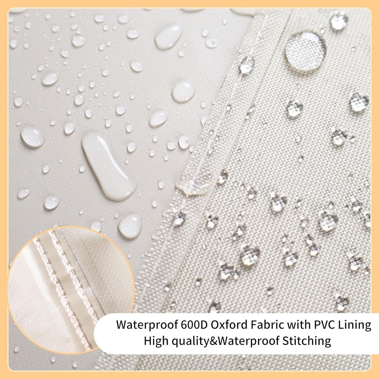Bache pour Spa Carre, Protector-Spa, Tissu Oxford 600D imperméable Couverture Spa, Anti-UV Housse de Protection pour Bain à Remous de Jardin, Indéchirable, avec Sac de Rangement (240 * 240 * 85cm