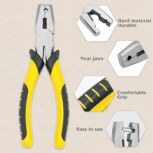 Miniatura 3 de 1500 clips de hebilla de jaula de alambre resistentes con alicates de cerca, clips de fijación de jaula de alambre, clips en J, pinzas a presión,