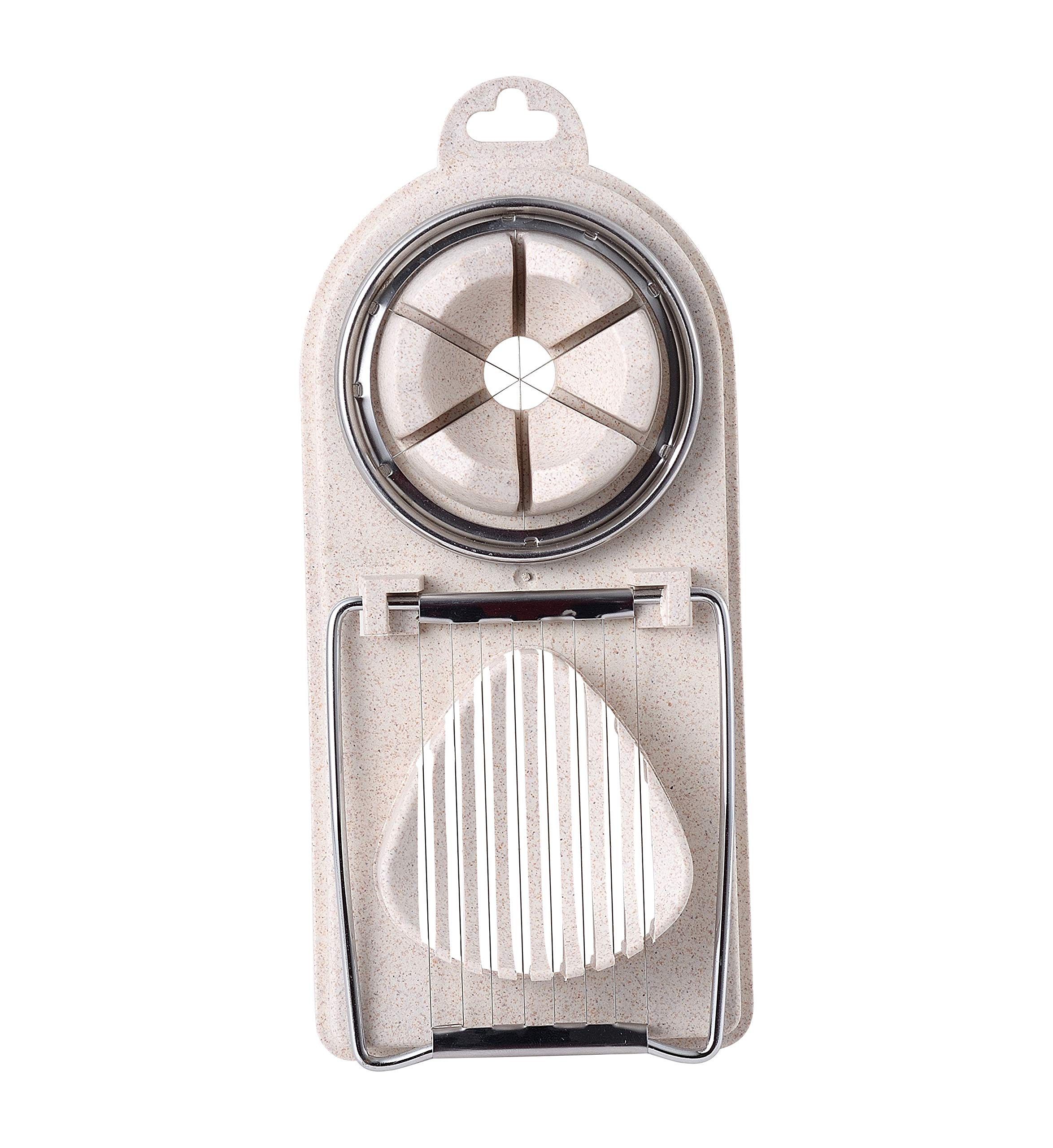 Bergner Geo Stainless Steel Egg Slicer, Bg39947Gy, Grey/Silver