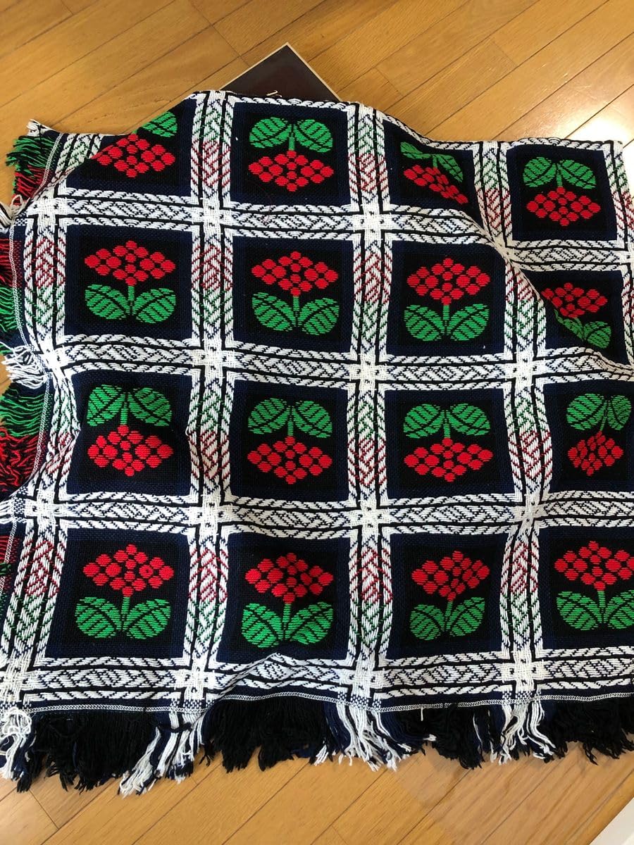 昭和レトロ・レトロポップ・花柄・こたつ 昭和レトロ 正方形 花柄