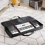 61 Key Keyboard Gig Bag Case,Portable Durable Keyboard Piano Waterproof 600D Oxford Cloth with 10mm Cotton Padded Case Gig Bag 40"x16"x6"