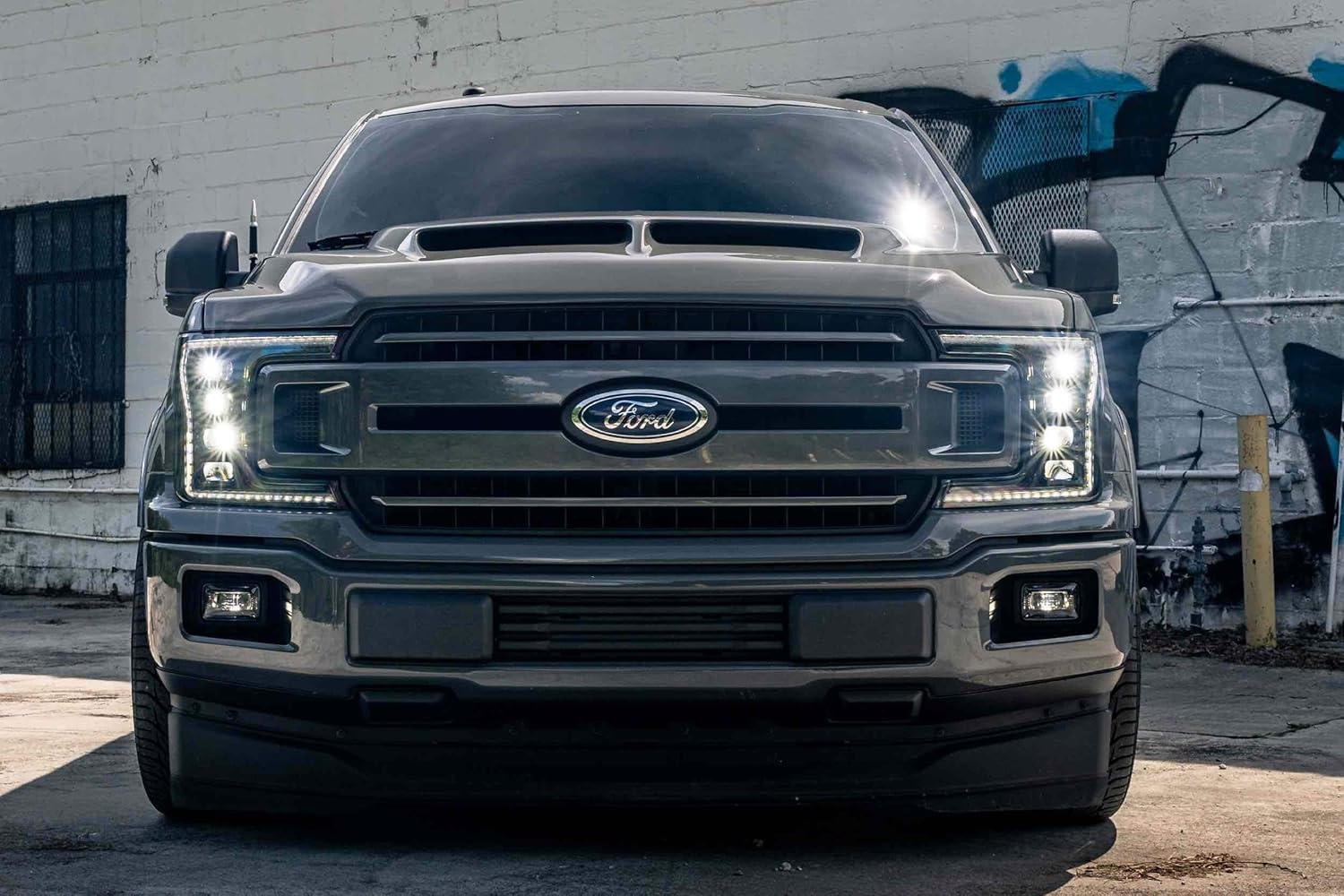 Morimoto XB LED Headlights, Plug and Play Headlight Housing Upgrade, Fits 2018-2020 Ford F-150, DOT Approved LED Assembly with Switchback Sequential Turn Signals & UV Coated Lenses (1x ‎LF501.2-ASM)