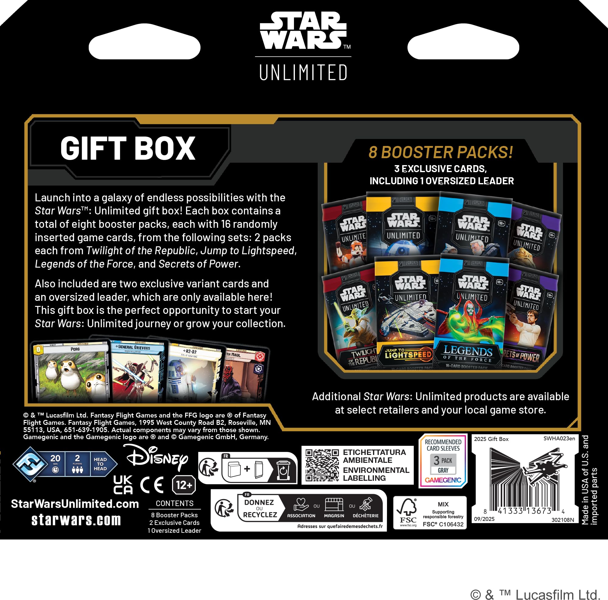 Amazon.co.jp: Asmodee スターウォーズ:アンリミテッドギフトボックス