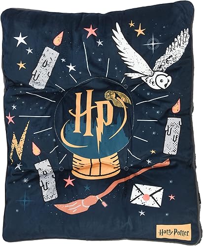 Harry Potter Spells & Charms Cama para perros  Cama lavable duradera para perro de hechizos y encantos cama lavable de felpa  Cama suave y afelpada