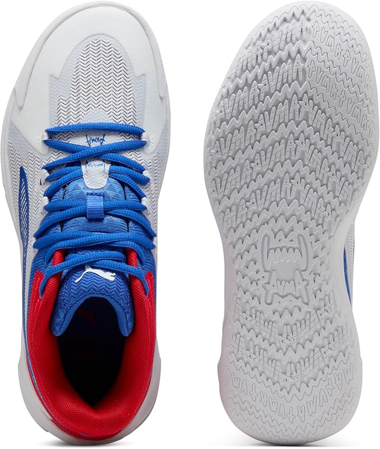 Amazon | Puma メンズ ダガー バスケットボールシューズ, White