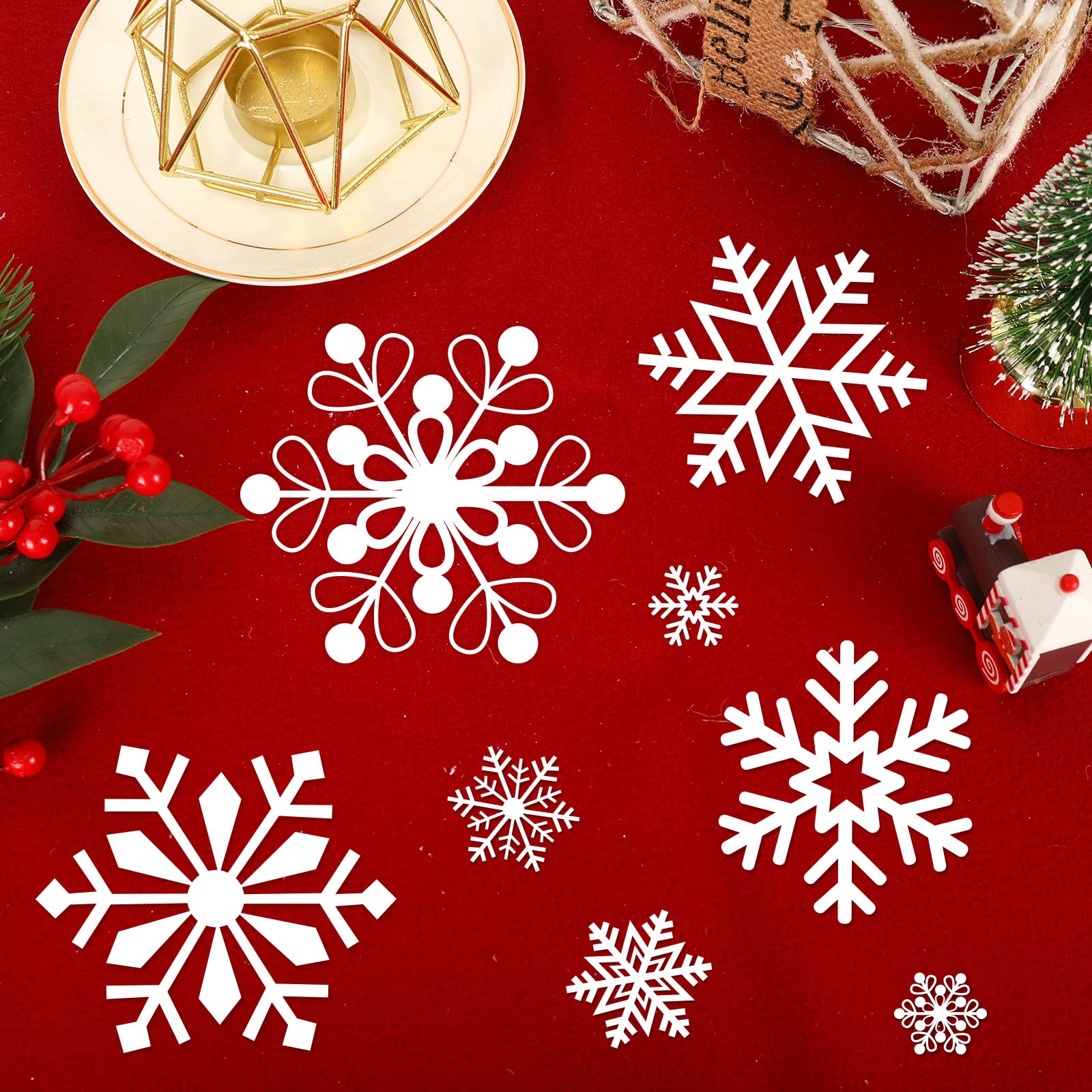 Snowflake Iron On Patch Embroidered Snowflake Iron-On Patch - Sew - Foto 5