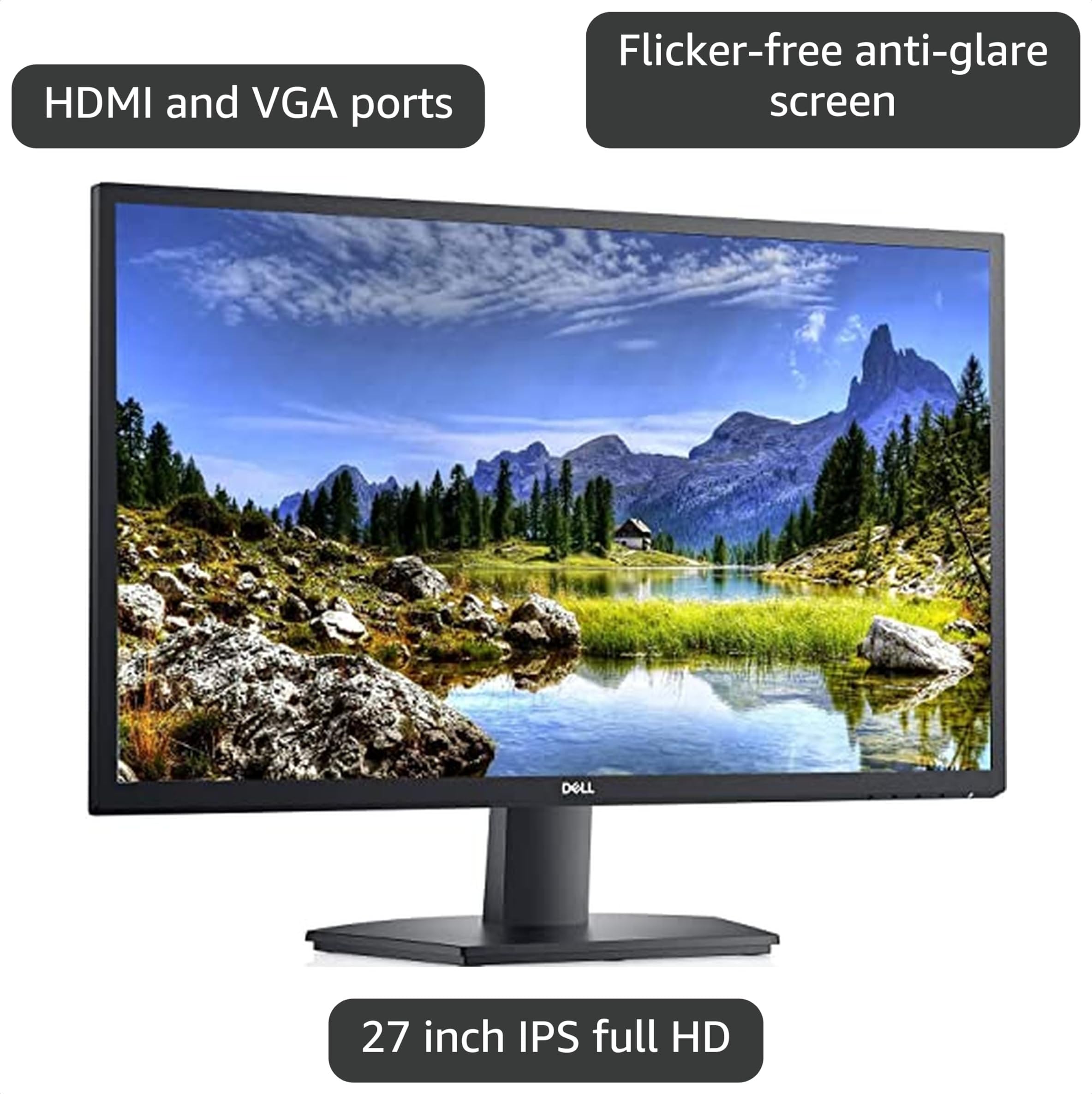 DELL 27インチ WQHDモニター Amazon.com: Dell 27 inch Monitor FHD 16:9 with Comfortview (TUV