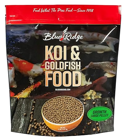 Blue Ridge Blend Growth Formula Koi and Goldfish Food 5 Lb