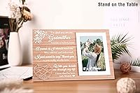 Vista 2 de Regalo de Propuesta para Madrina Marco de Fotos Único para Madrina Recuerdo - Regalo de Agradecimiento - Marco para Bautizo y Bautismo para Madrina