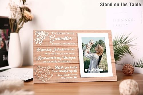 Miniatura 2 de Regalo de Propuesta para Madrina Marco de Fotos Único para Madrina Recuerdo - Regalo de Agradecimiento - Marco para Bautizo y Bautismo para Madrina