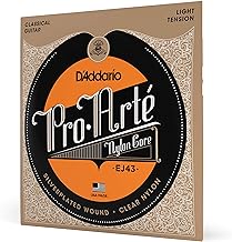 D'Addario Corde Guitare Classique | Cordes Pro-Arte EJ43 | Cordes en nylon pour guitare classique | Léger