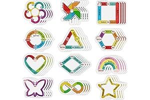 48 Pcs Breath Calm Anxiety Sensory Stickers for School Classroom