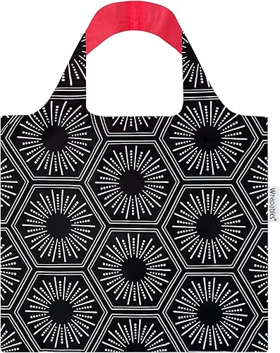 allydrew Allybag - Bolsa de comestibles plegable y ligera, reutilizable, hexagonal