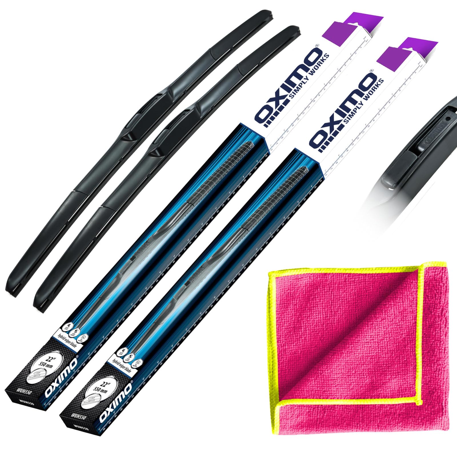 Kit Balais D'essuie-glace Pour Peugeot Boxer (U3) 1994-2002 - Paire Avant Complète