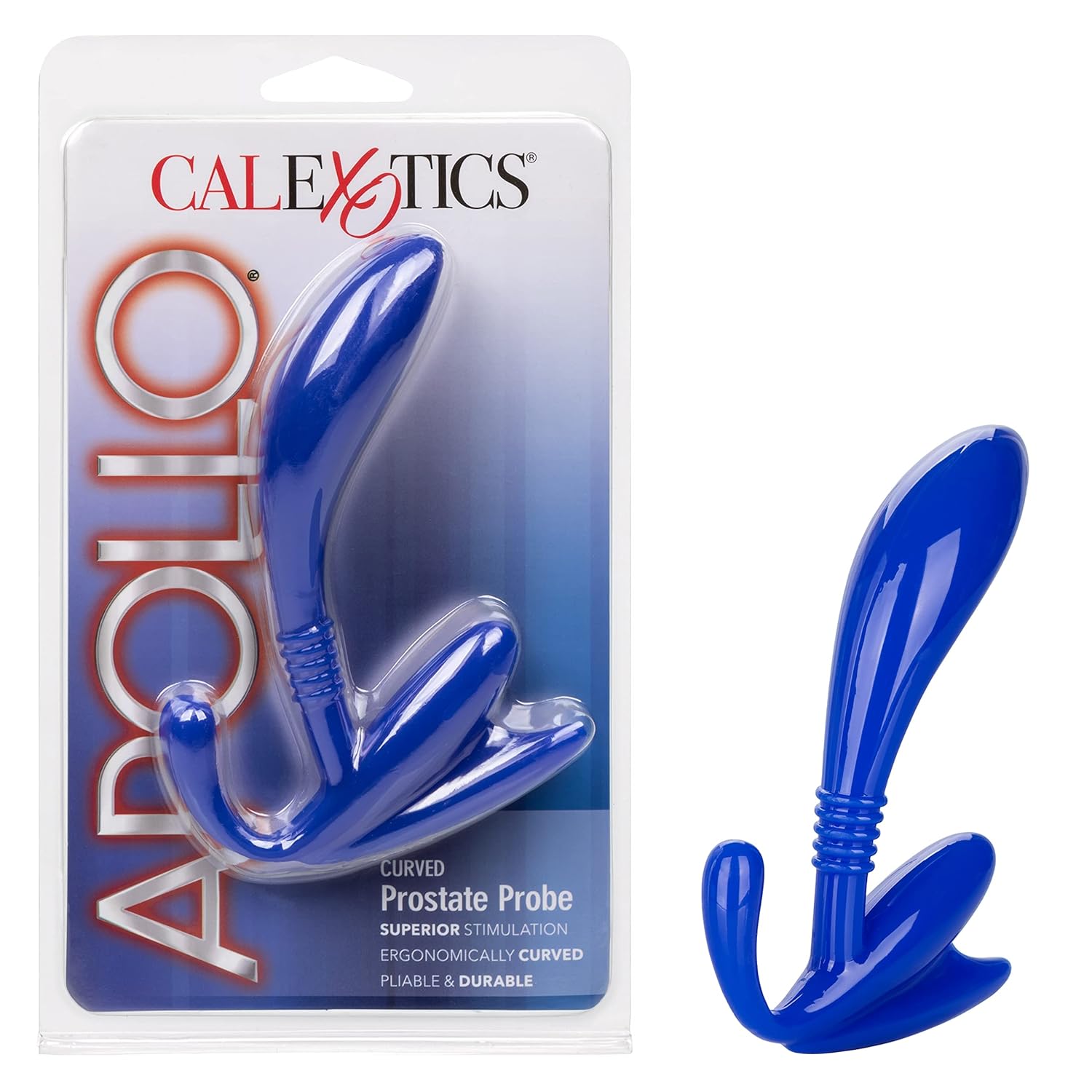 CalExotics Apollo Curved Prostate Probes Blue
