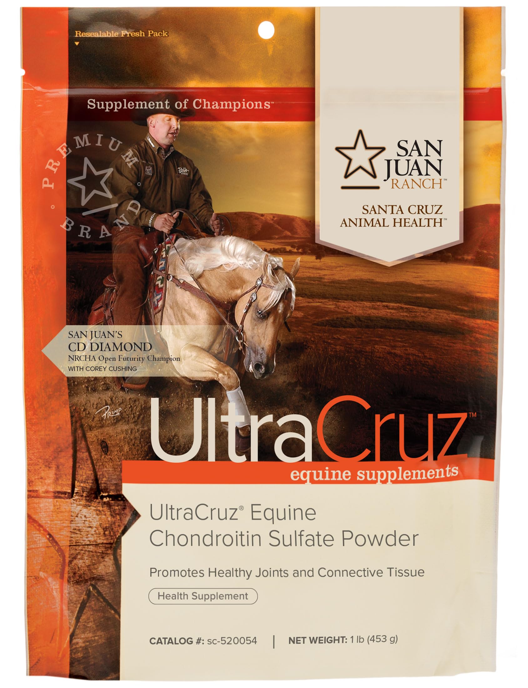 UltraCruz Poudre de sulfate de chondroïtine équine, 0,5 kg