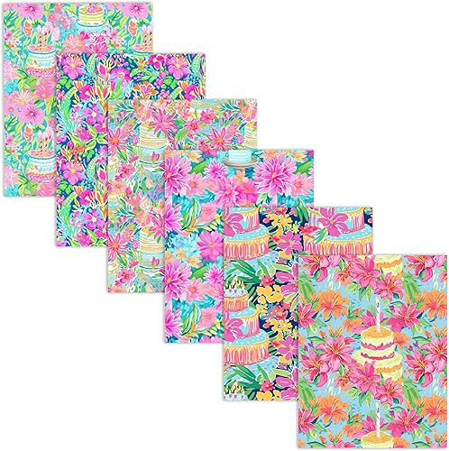 Miniatura 1 de Seis (6) hojas de 8.5 x 11 pulgadas de vinilo adhesivo inspirado en Lilly P. Compatible con Siser, Silhouette Cameo, cortadores Cricut. Paquete 1