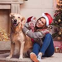 Vista 4 de SATINIOR 12 sombreros de Papá Noel, sombrero de tela no tejida para vacaciones, suministros de fiesta de Navidad