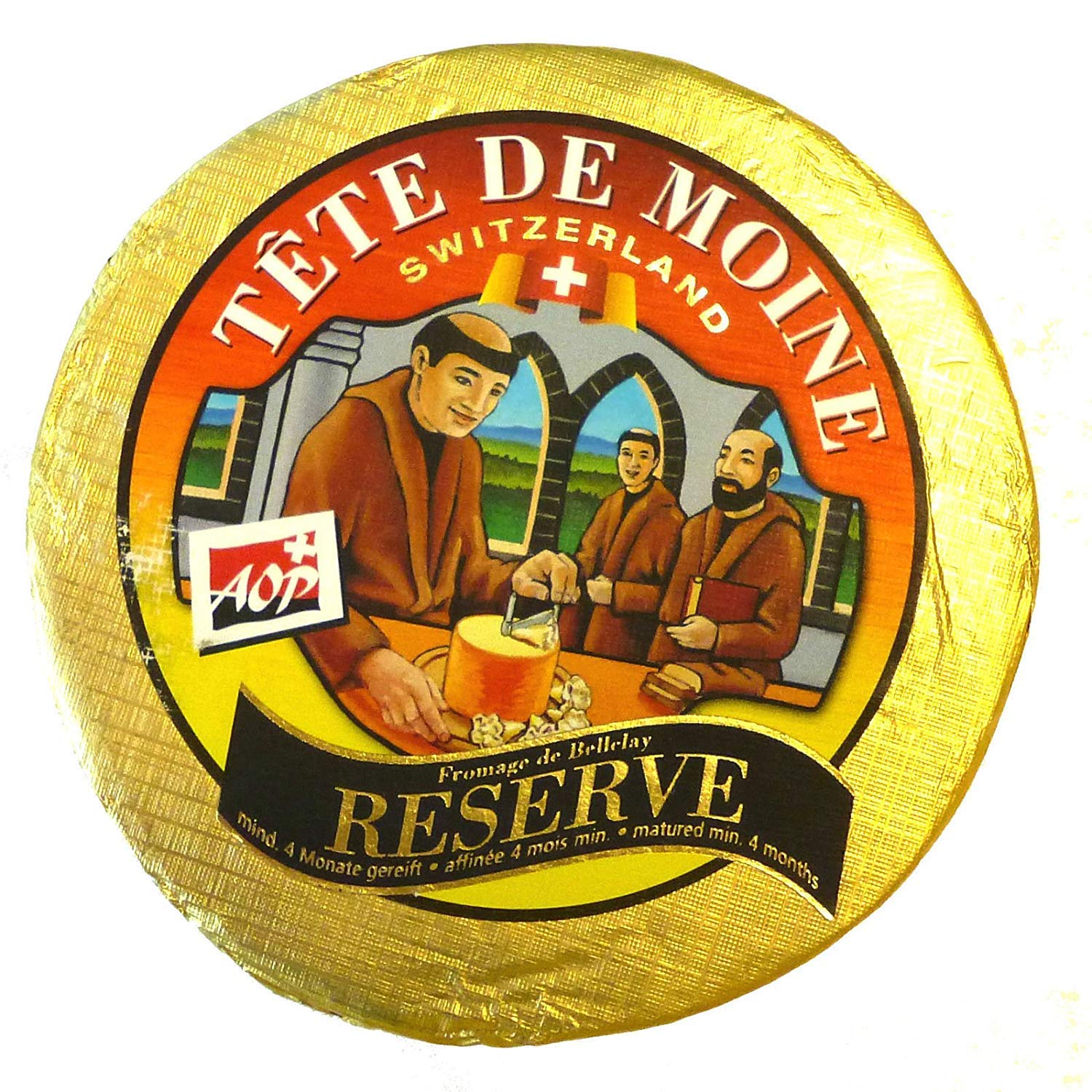 Girolle Original Swiss Made Käsehobel Tete de Moine Reserve Ganzer Laib
