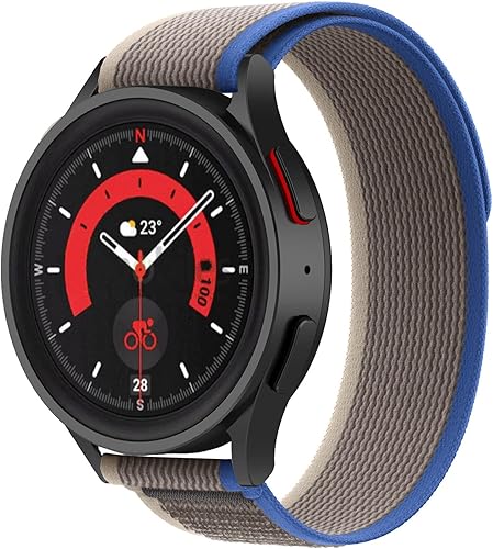 BlackPro - Correas de nailon compatibles con Samsung Galaxy Watch 4 Band de 1575 pulgadas 1732 pulgadas Galaxy Watch 5 Pro de 173 pulgadas Galaxy