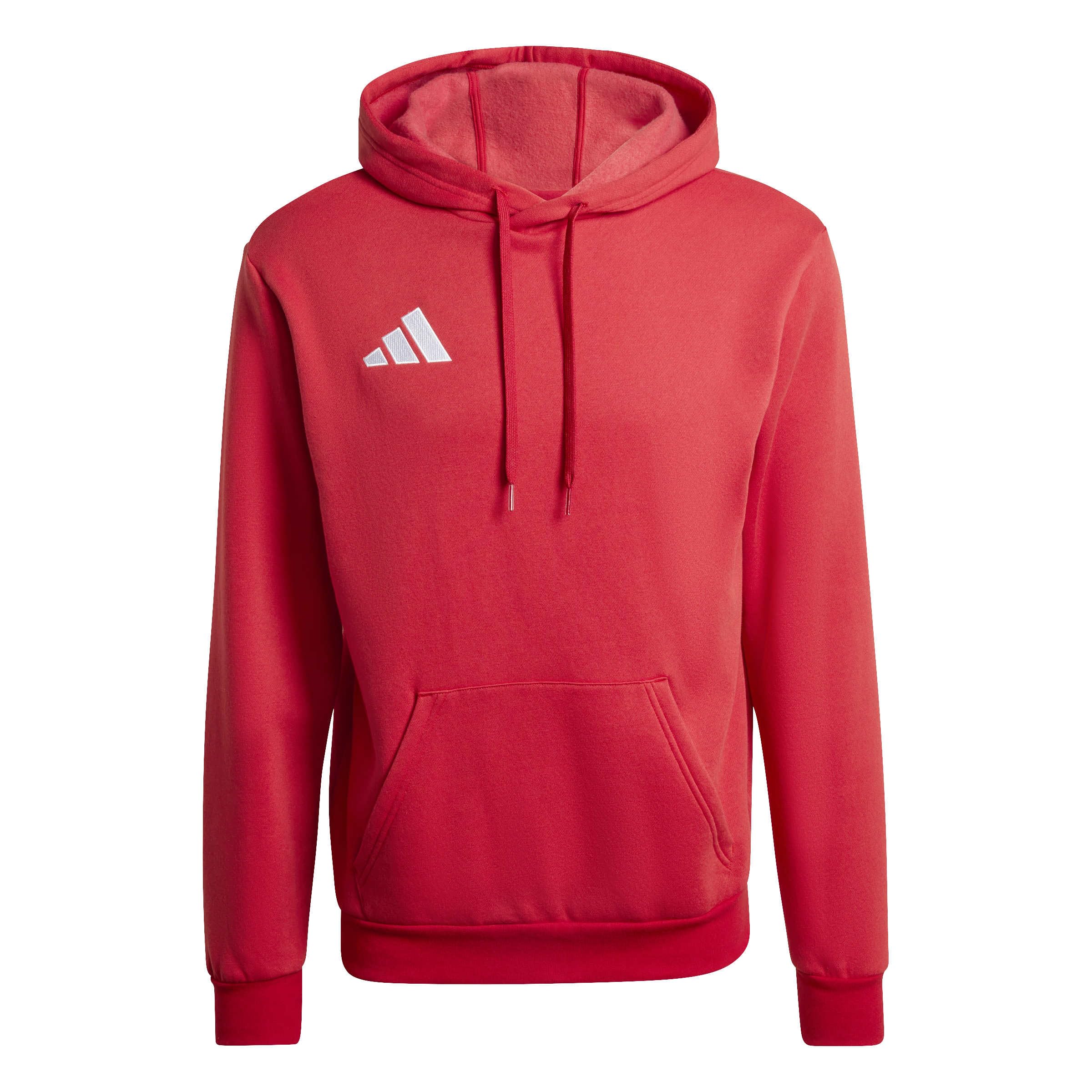 adidas Men's Entrada26 Hoodie Sweatshirt, team power red 2/white, S