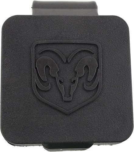 Tapón para receptor de remolque con el logo de la cabeza de RAM. Accesorios originales de Dodge RAM 82208454AB