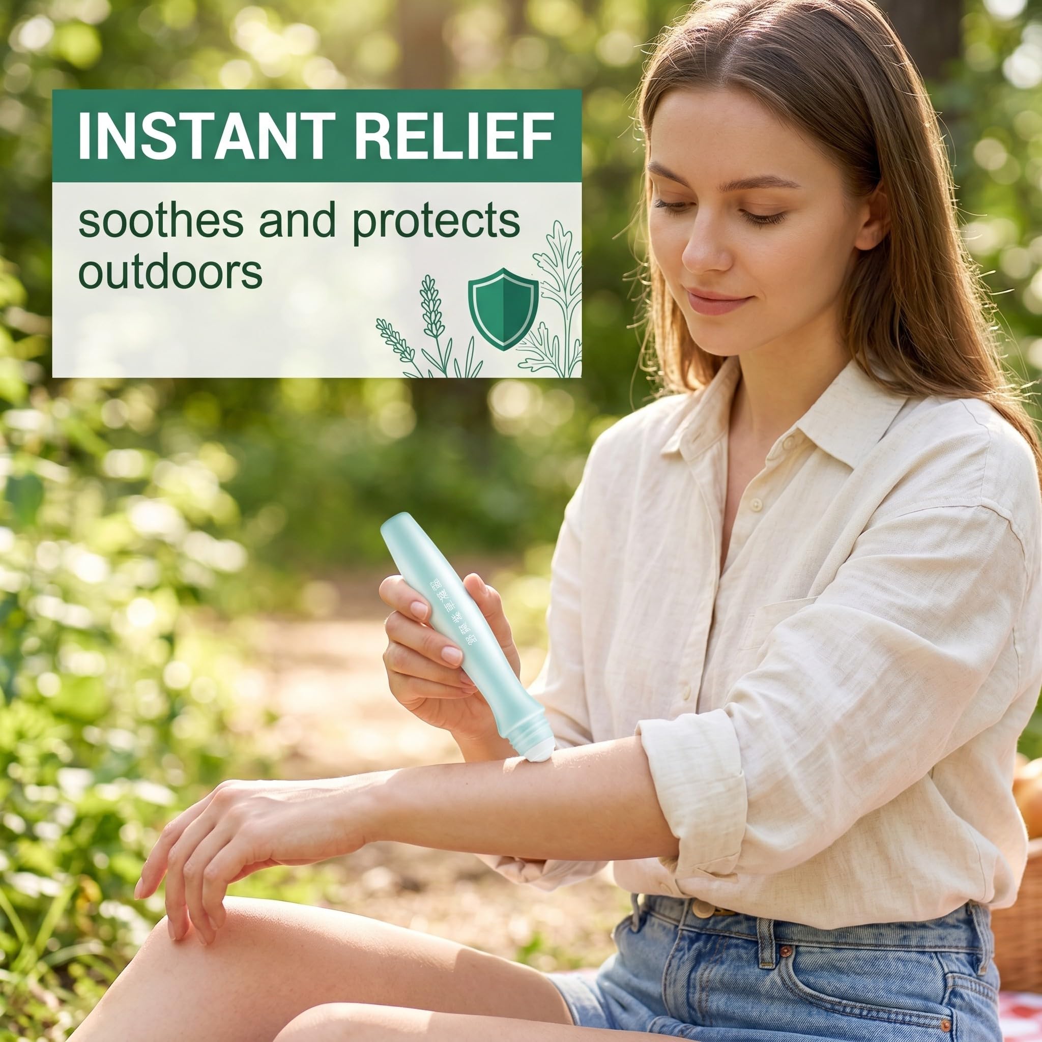 Lot de 2 Roll-on Anti-Moustique et Apaisant Piqûres - Protection Efficace pour Bébé, Enfant et Adulte - Format Voyage Pratique contre les Démangeaisons et Insectes