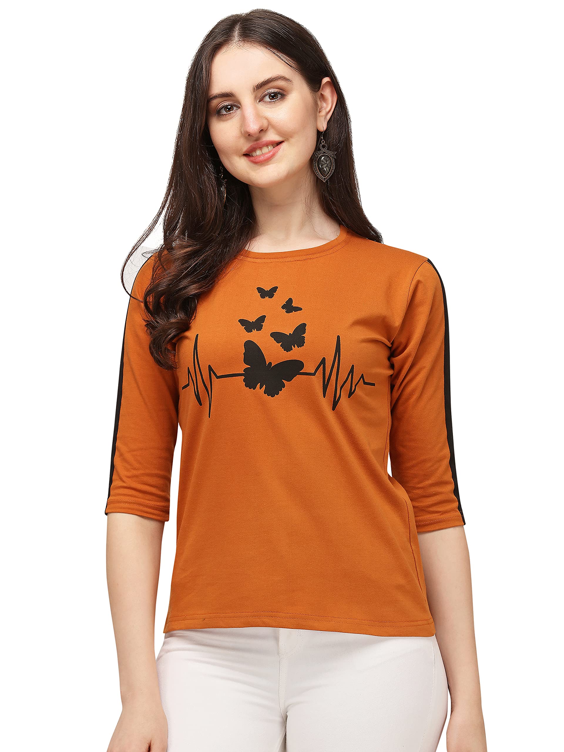 dhruvi trendz T Shirt for Women | Women T Shirt | T Shirt Women | Casual Loose Fit | Oversized T Shirt for Women | T-Shirt for Women-picture-27