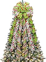 Vista 15 de Decoración para árbol de Navidad, diseño de búfalo grande, arpillera roja y negra, lazo de regalo para árbol de Navidad, decoración de fiesta