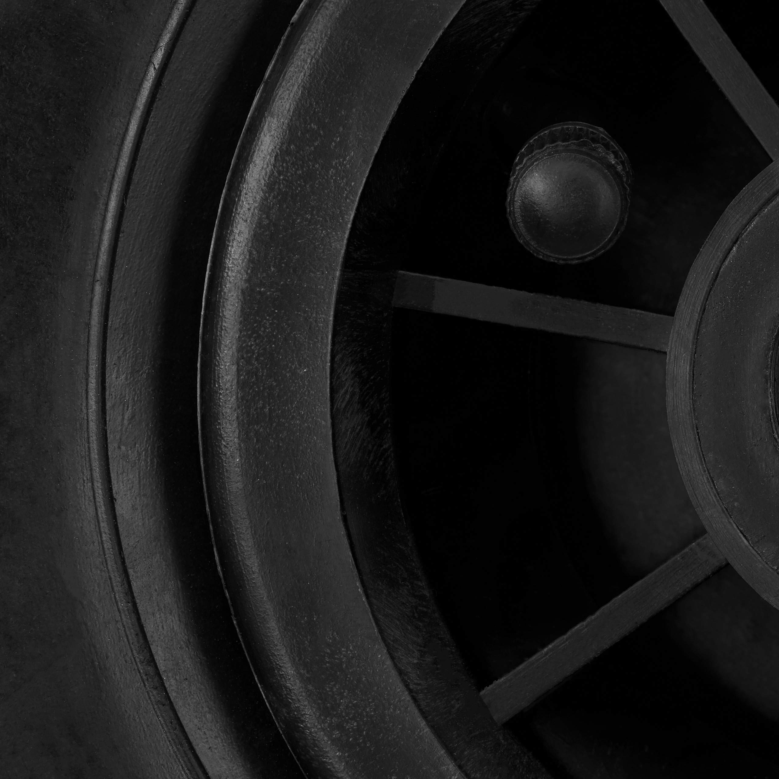 Relaxdays Koło do wózka transportowego, zestaw 2 sztuk, 3.00-4, opony | Koło zapasowe z felgą z tworzywa sztucznego, 260 x 85 mm, oś Ø 25 mm