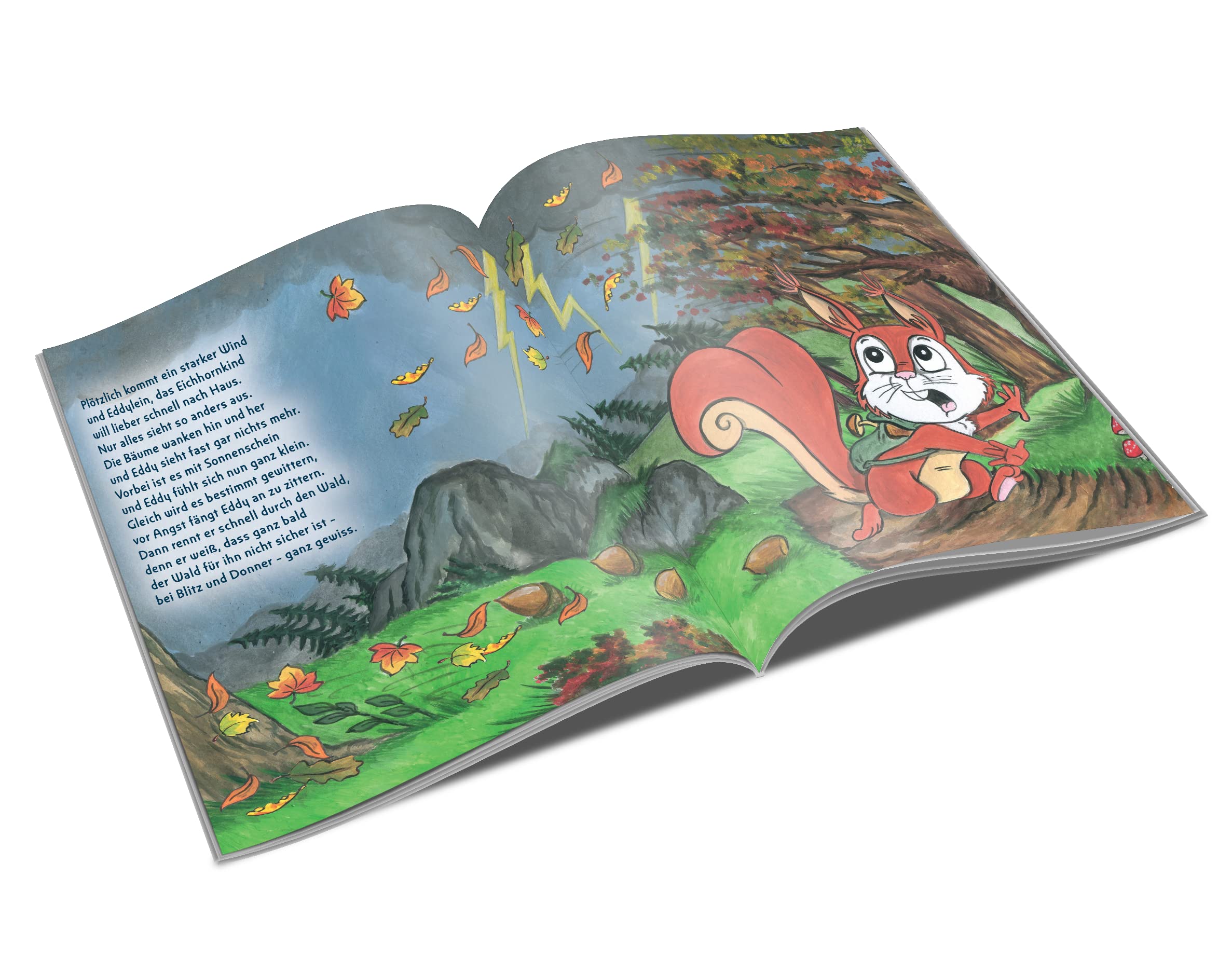 Eddy das Angsthörnchen: Ein liebevolles Kinderbuch über die Angst, die in jedem von uns steckt - Mut und Selbstbewusstsein stärken