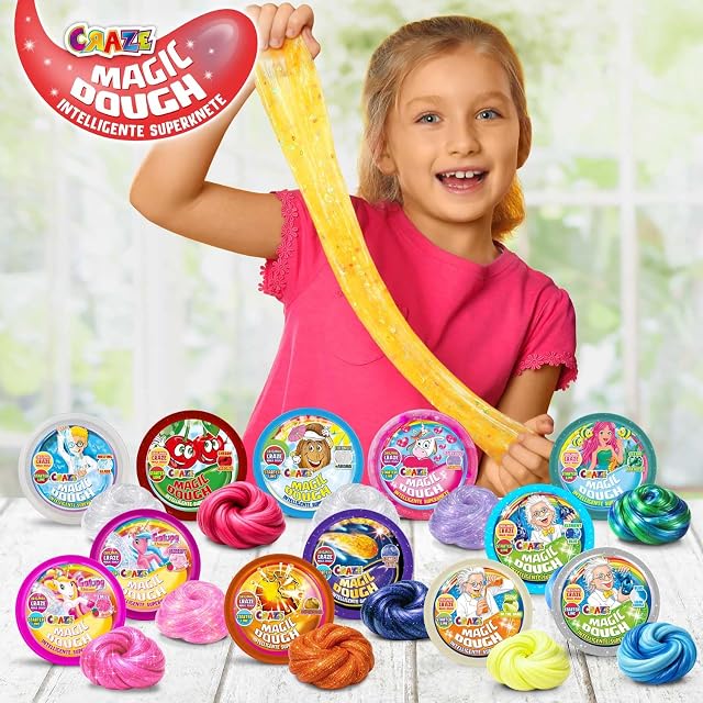 Foto 5 de 8 de CRAZE MAGIC DOUGH Arcilla mágica para modelar con efectos especiales Arcilla inteligente multicolor…