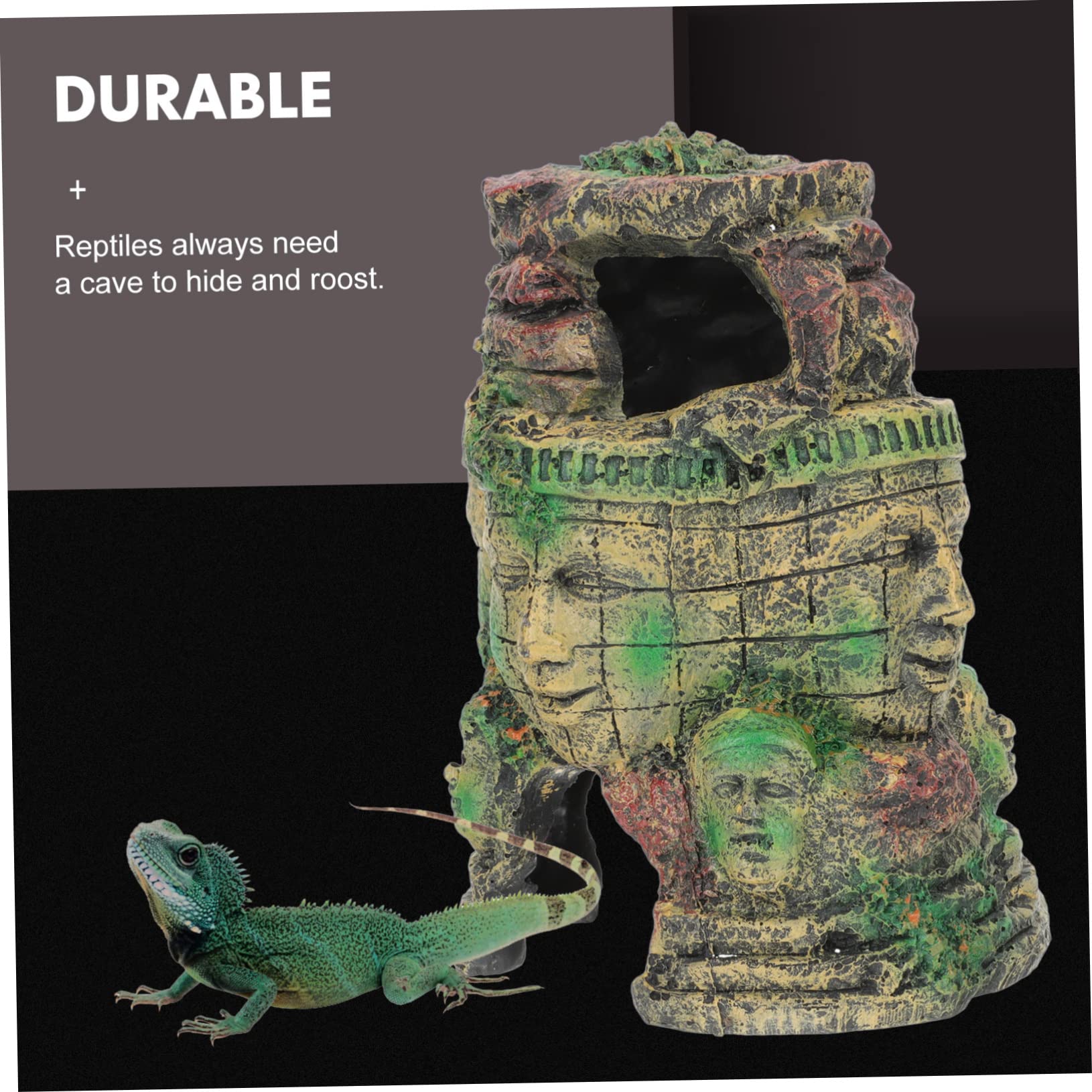 Terrarium Höhle Für Reptilien Dekoratives Terrarium Zubehör Natürliches Versteck Für Eidechsen Und Spinnen
