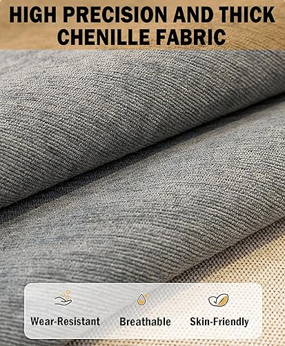 Miniatura 3 de Fundas para sofá modernas, fundas de sofá con letras inglesas, en forma de L, felpilla antideslizante de color sólido, protector de sofá modular