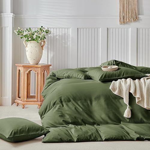 Miniatura 51 de Lekesky Juego de funda de edredón tamaño King, de microfibra suave, bohemio, azteca, azul, bohemio, con cierre de cremallera, lazos en las esquinas