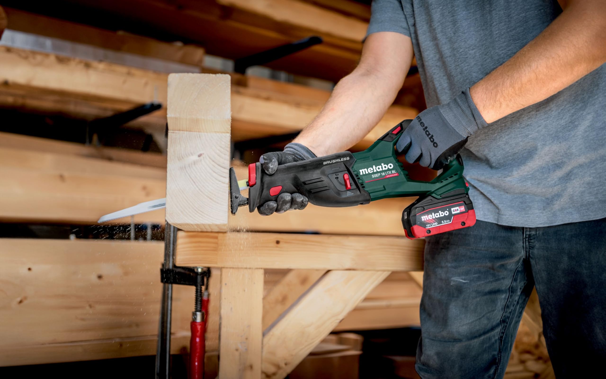 Metabo Bezprzewodowa piła szablasta SSEP 18 LT BL 601617850 bez baterii, bez ładowarki 18 V